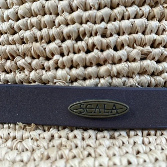 SCALA fedora style raffia straw hat - Picture 5 of 15